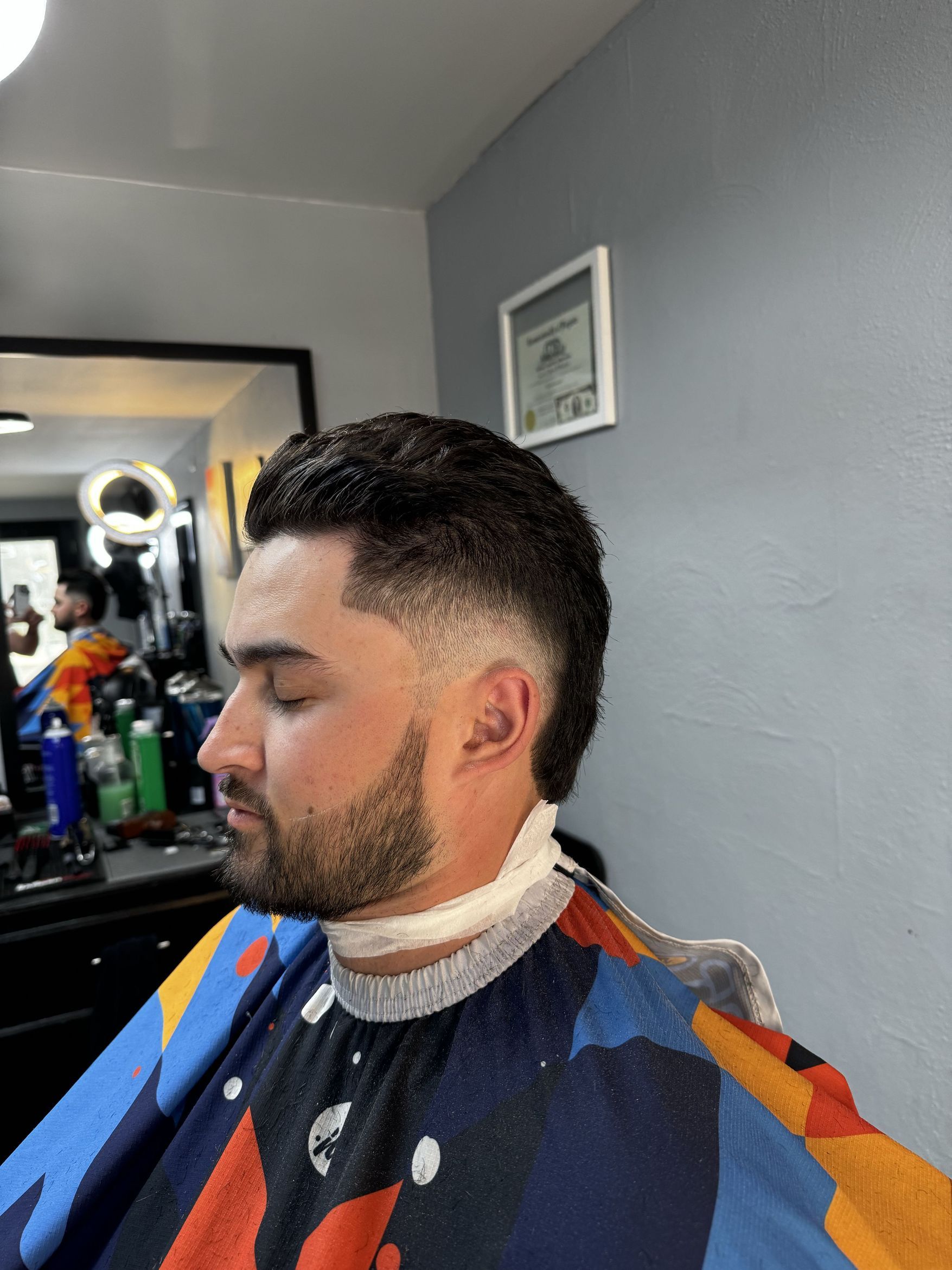 Precision Cuts barber work example 3